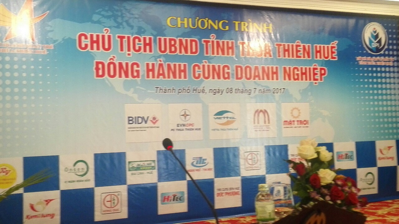 Onsen cùng chương trình Chủ tịch UBND tỉnh Thừa Thiên Huế đồng hành cùng doanh nghiệp